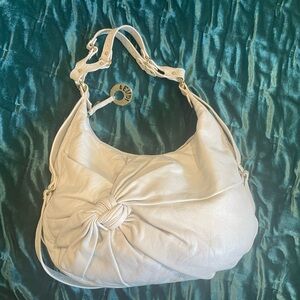 Fendi Tie Front Detailed Hobo Bag in Leather